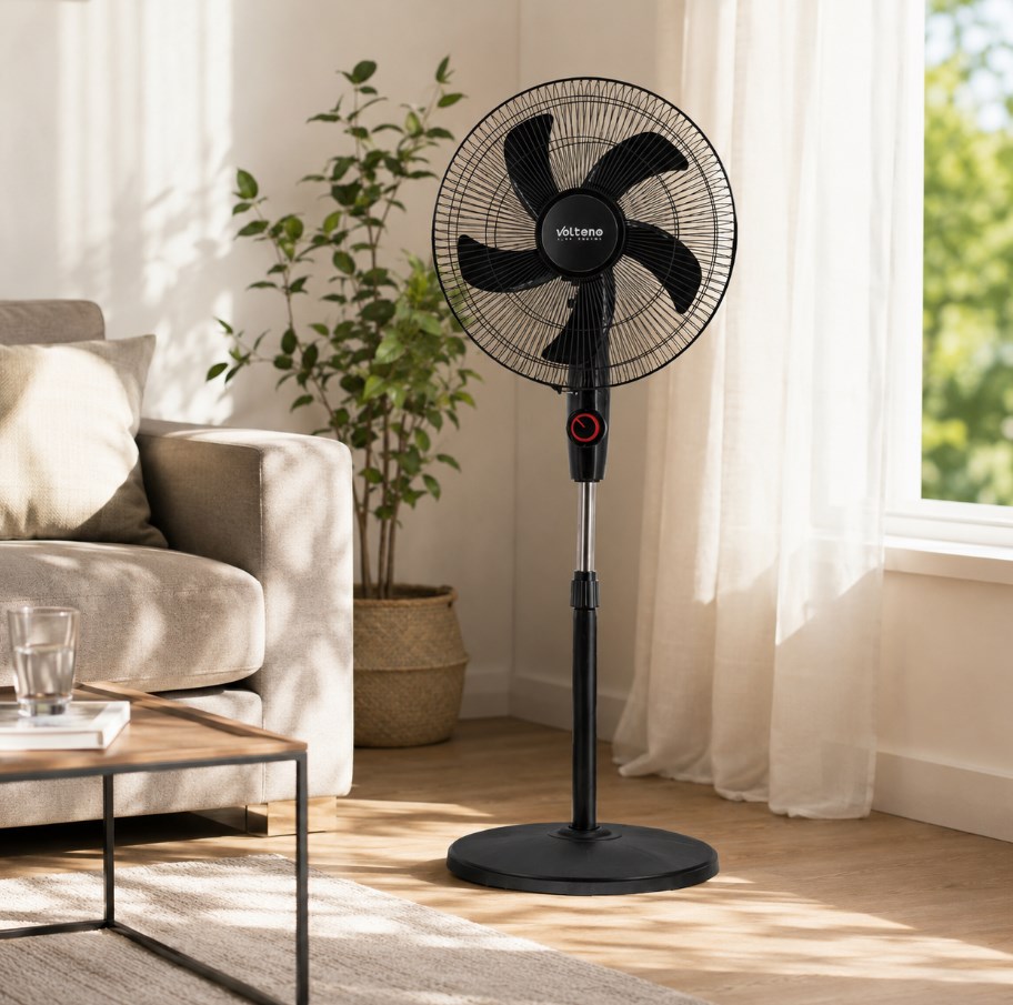 Wentylator podłogowy Volteno VO2414 czarny 40 cm 35 W